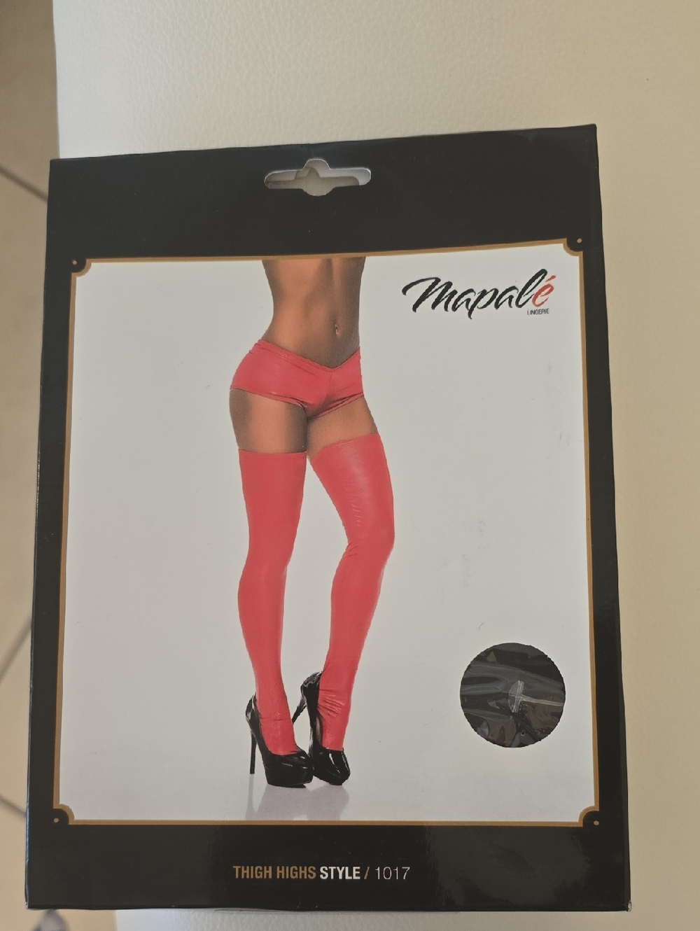 Mapale Red Thigh Highs, New In Box Final Sale